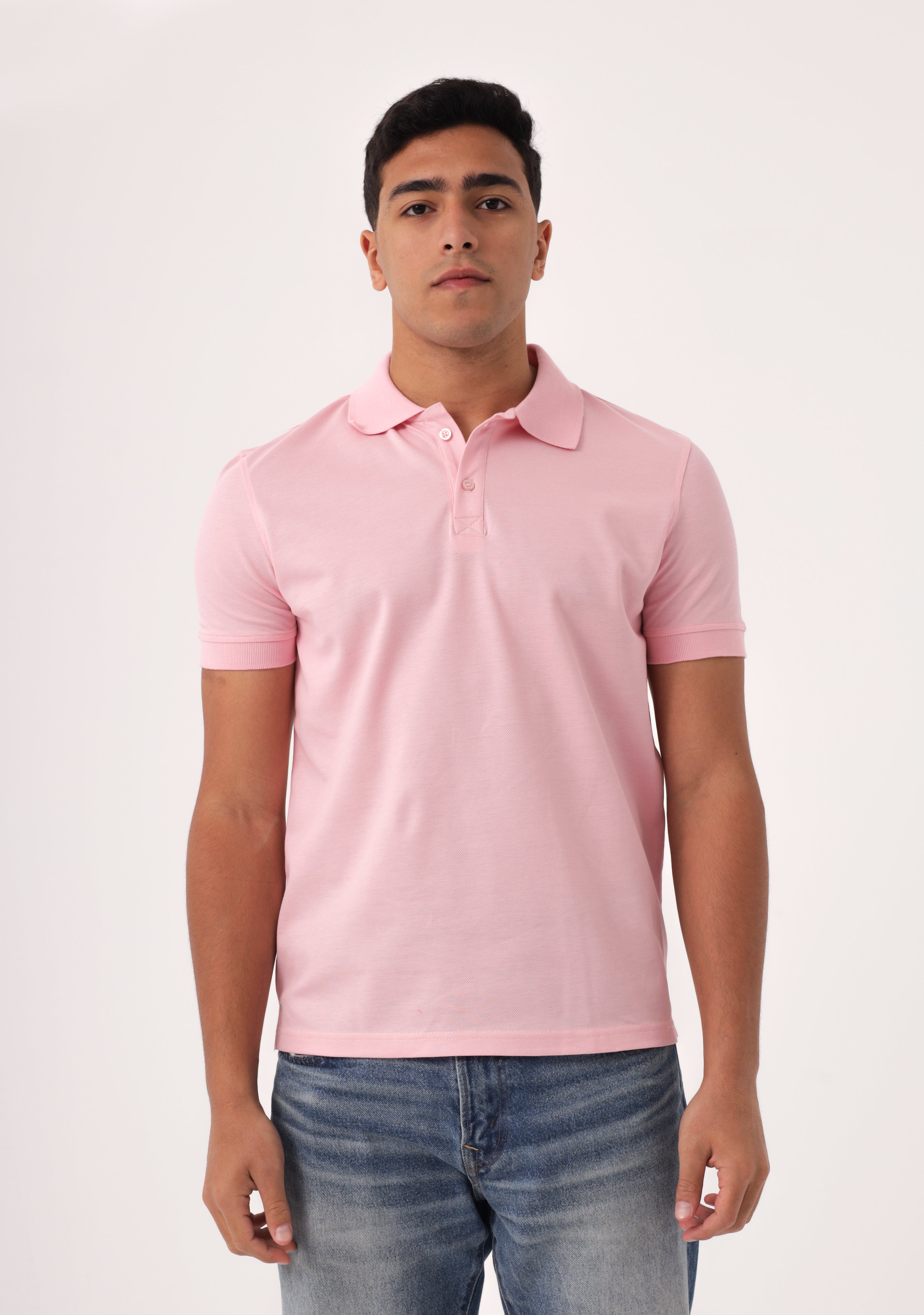Light Pink Polo Shirt