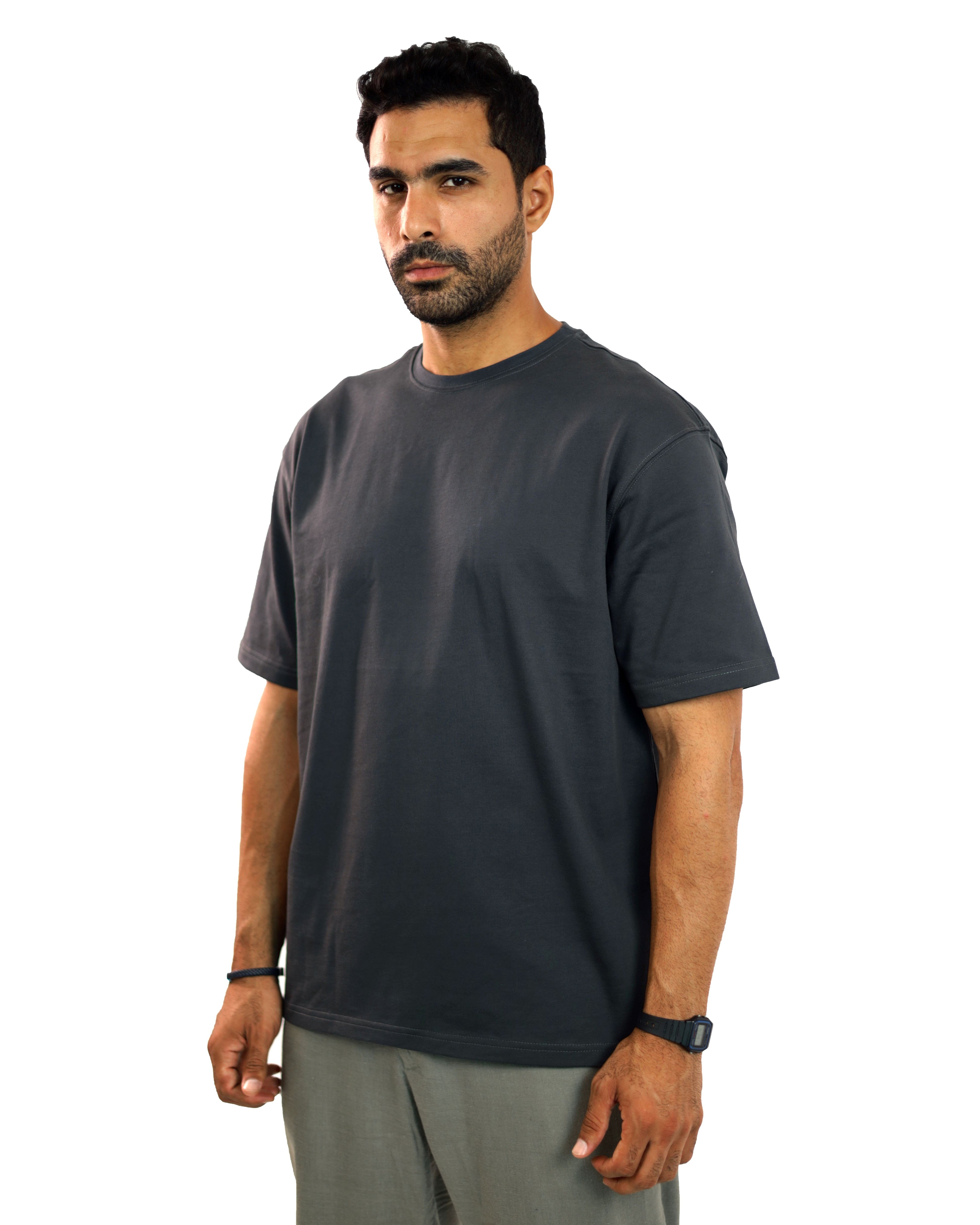 Dark Grey Oversized T-Shirt