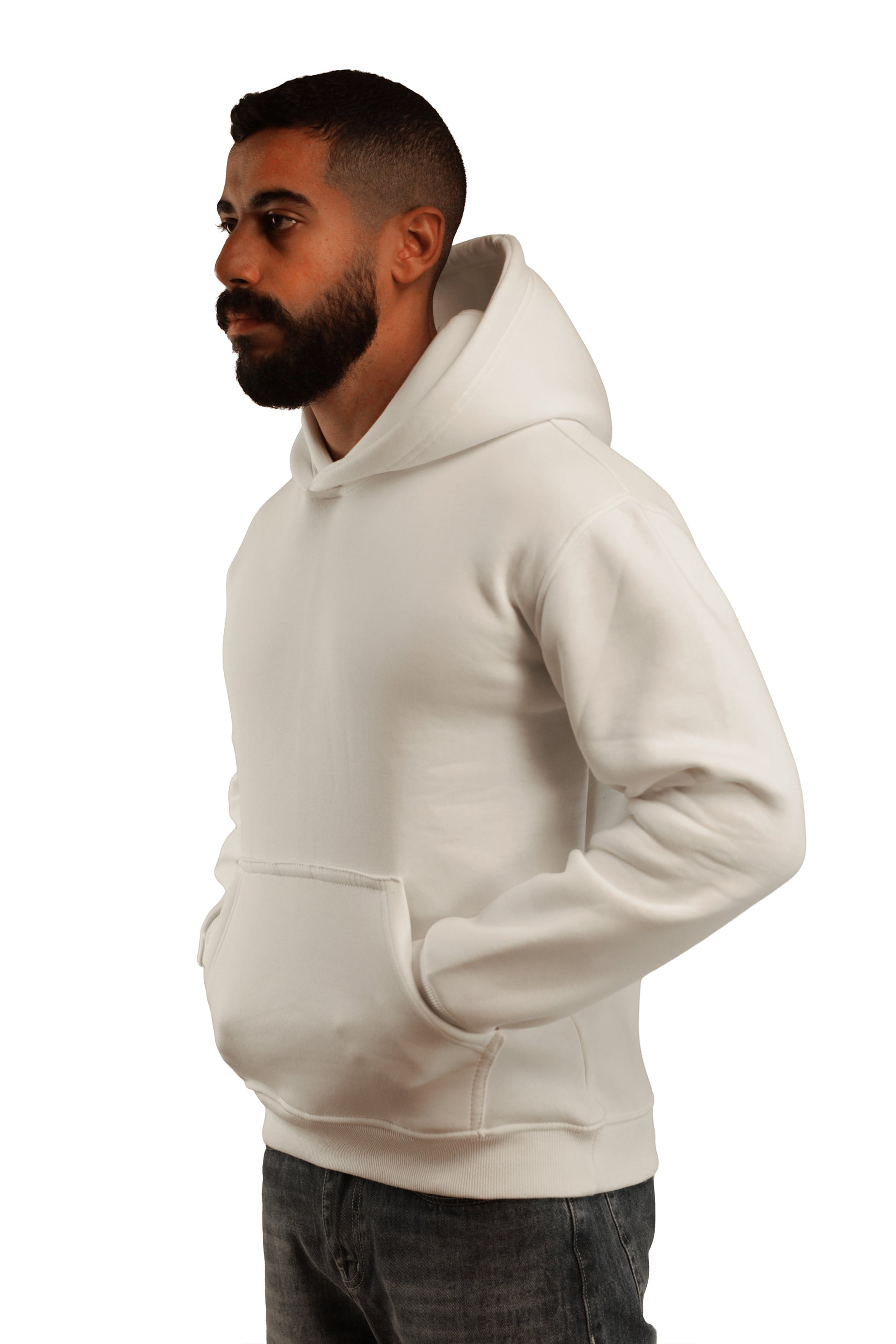 White Milton Hoodie