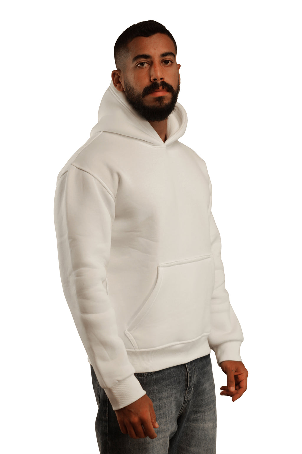 White Milton Hoodie