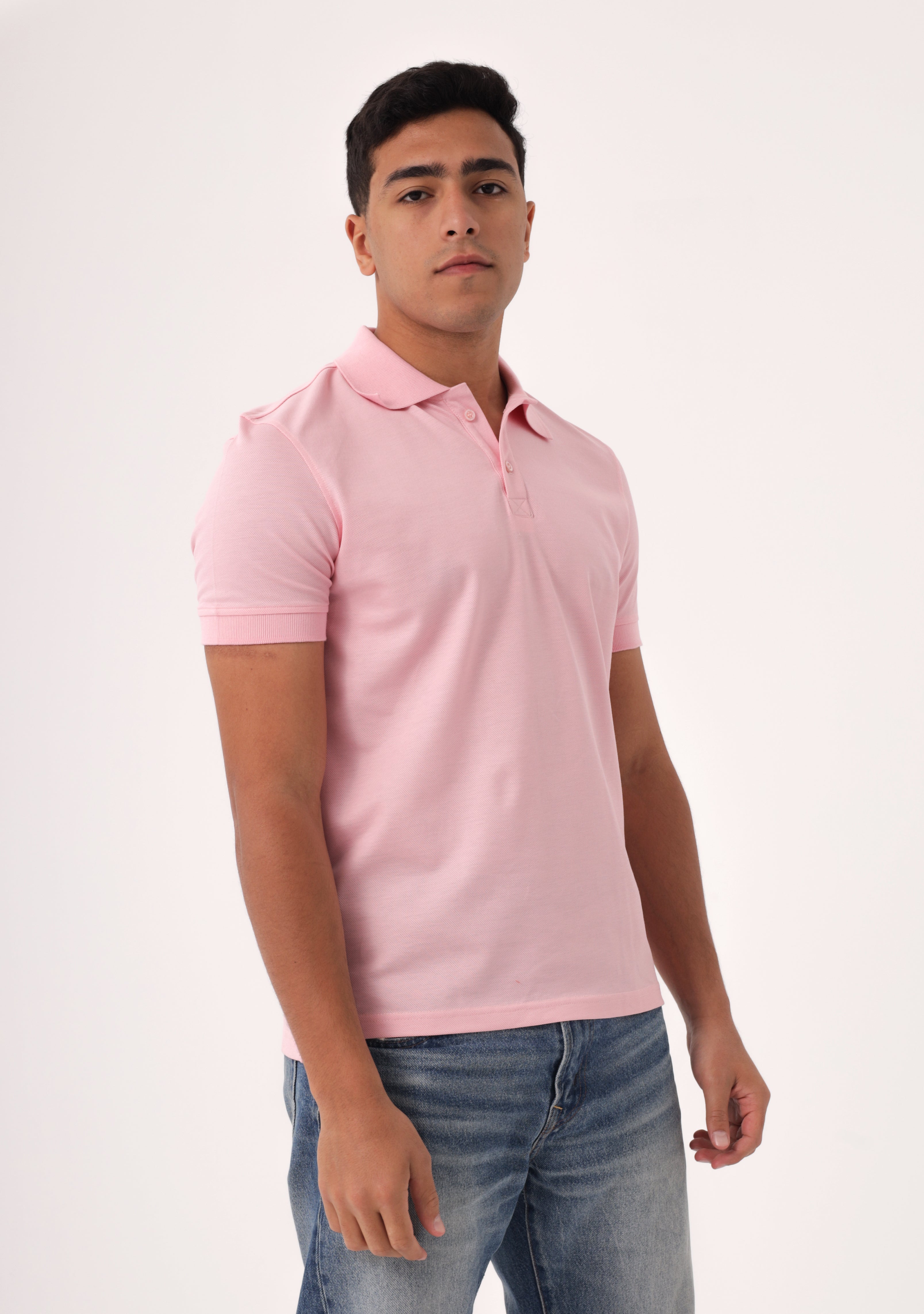 Light Pink Polo Shirt