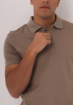 Brownish Beige Polo Shirt